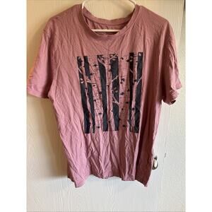 Pink DIP Birch Tree Graphic Tee Size XL
